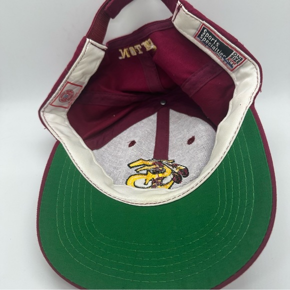 Florida State Seminoles Feather Logo Hat/Cap Red Sports Specialties One Size - Picture 4 of 6
